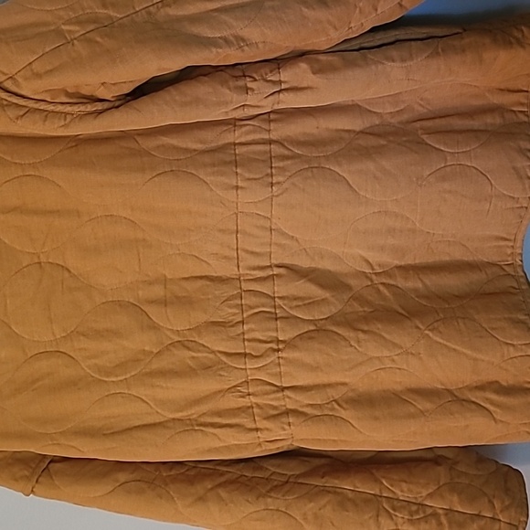 Universal Thread Mustard Yellow Cotton Quilted Lightweight Corduroy Jacket L - Picture 8 of 15